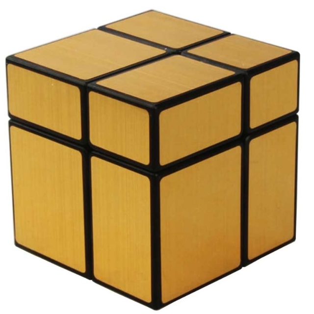 Cubo Mágico 2x2 Prateado Irregular